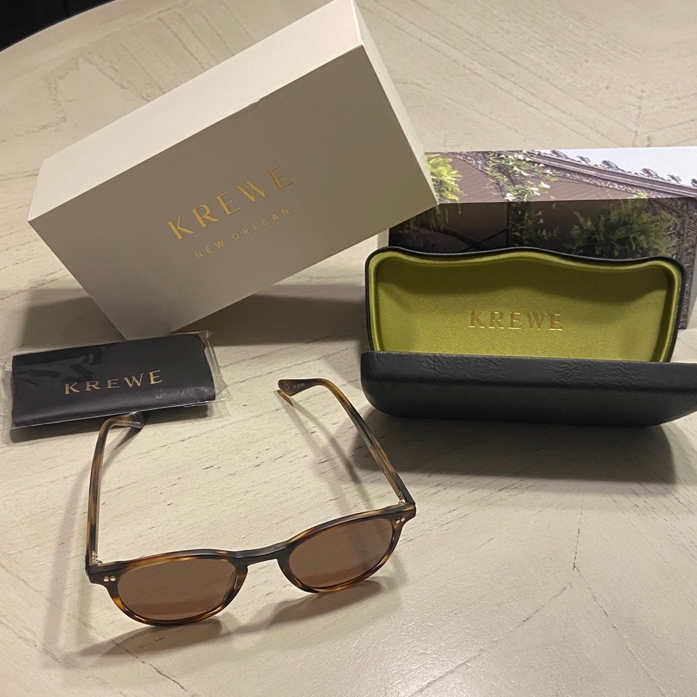 KREWE Tortoise Shell Sunglasses
